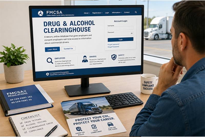 Drug & Alcohol Clearinghouse: The Record That Could Put Your Trucking Career on Hold