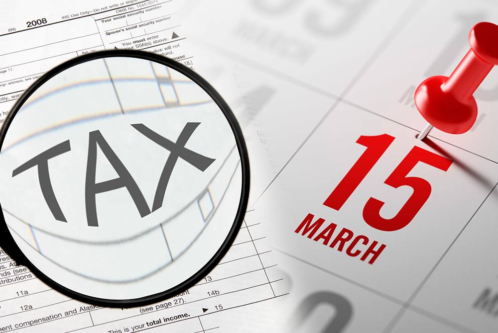 March 15 - Tax date for Corporations and LLC