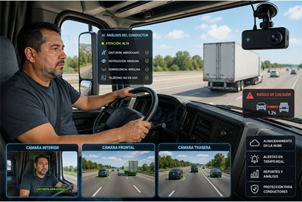 Dashcams Inteligentes: Los Nuevos Testigos del Transporte Moderno