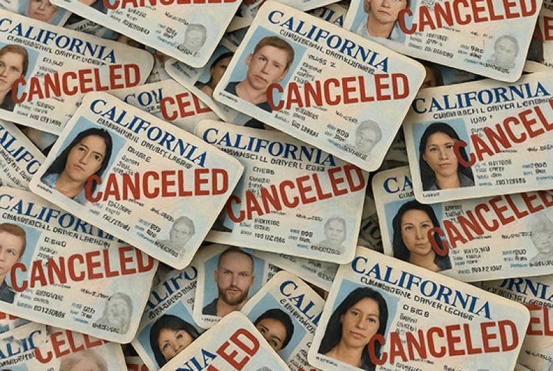 17,000 CDLs Canceled in California