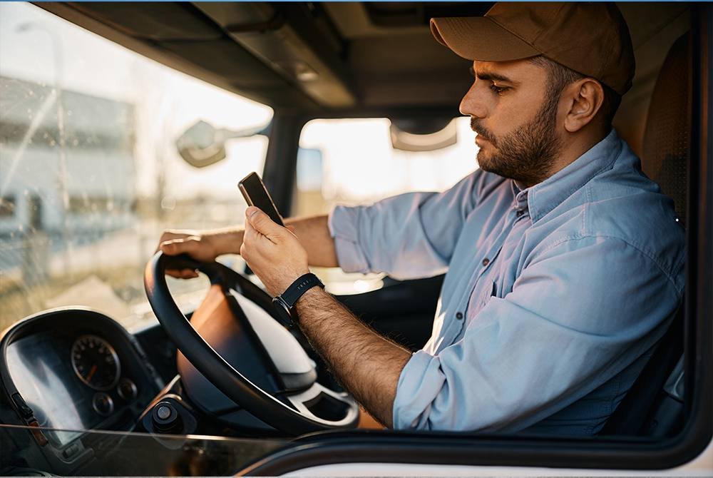 Los choferes con el celular al volante son un peligro